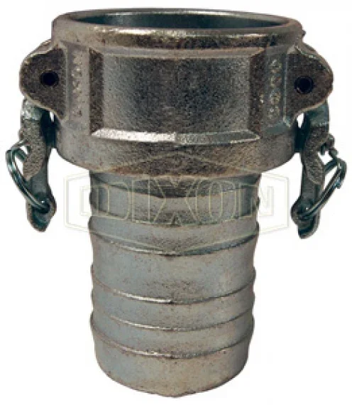 IC400 by Dixon Valve | Boss-Lock Cam & Groove Coupler | Type C | 4 " Coupler x 4 " Hose Shank | Ductile Iron