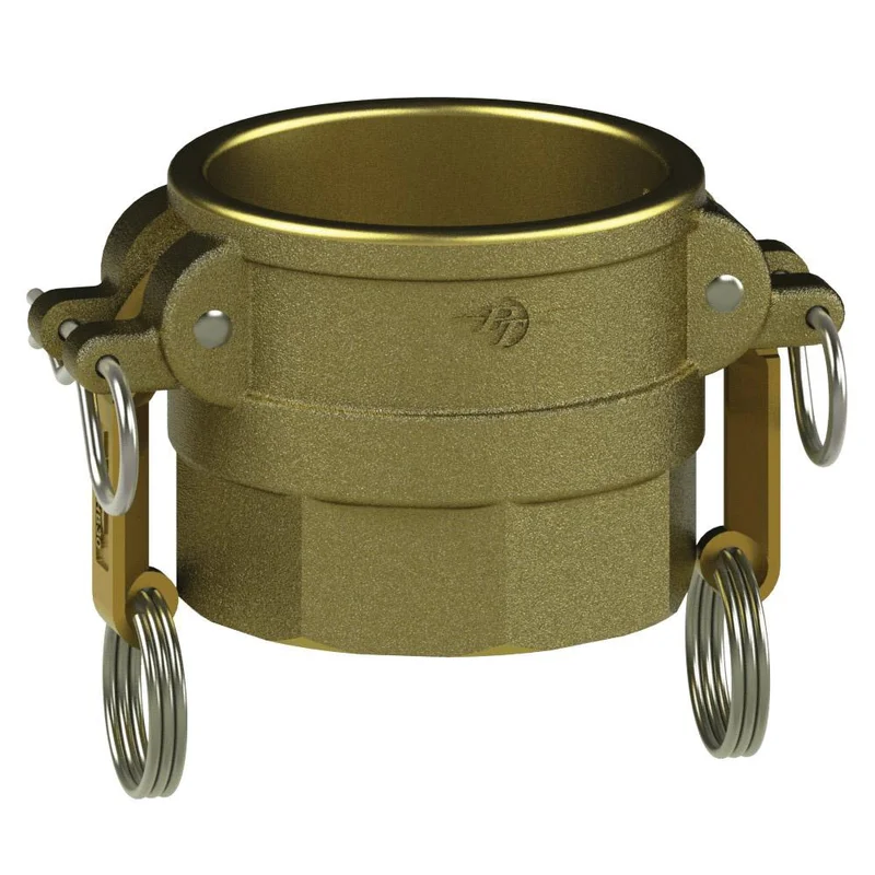 1200440SL (40DSL) by PT-Coupling | STA-LOK® Cam & Groove Adapter | Type DSL | 4 " Coupler x 4 " Female NPT | Brass/HB | Buna-N Seal